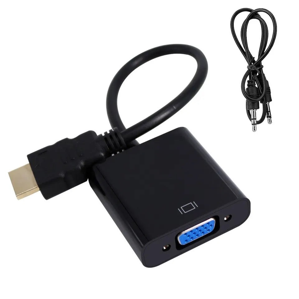 HDMI to VGA1080P CONVERTER Cable with Audio Supply HDMI to VGA Converter HDMI Cable