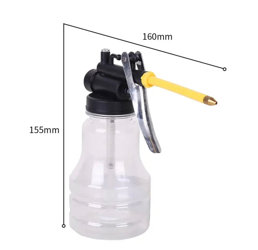 Oil Can Oiler Plastic High Pressure Pump Car Oil Pot Bottle 250ml