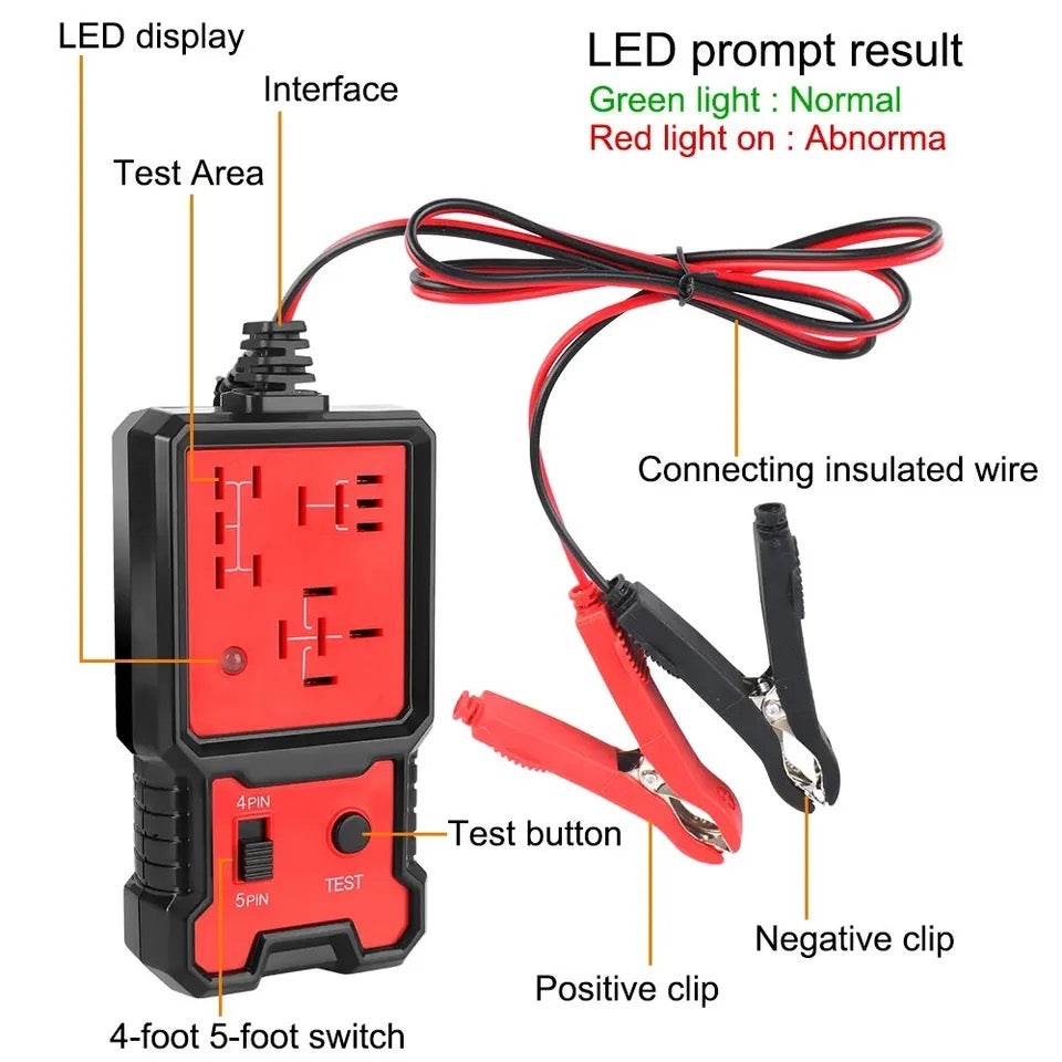 Universal 12V Car Relay Tester
