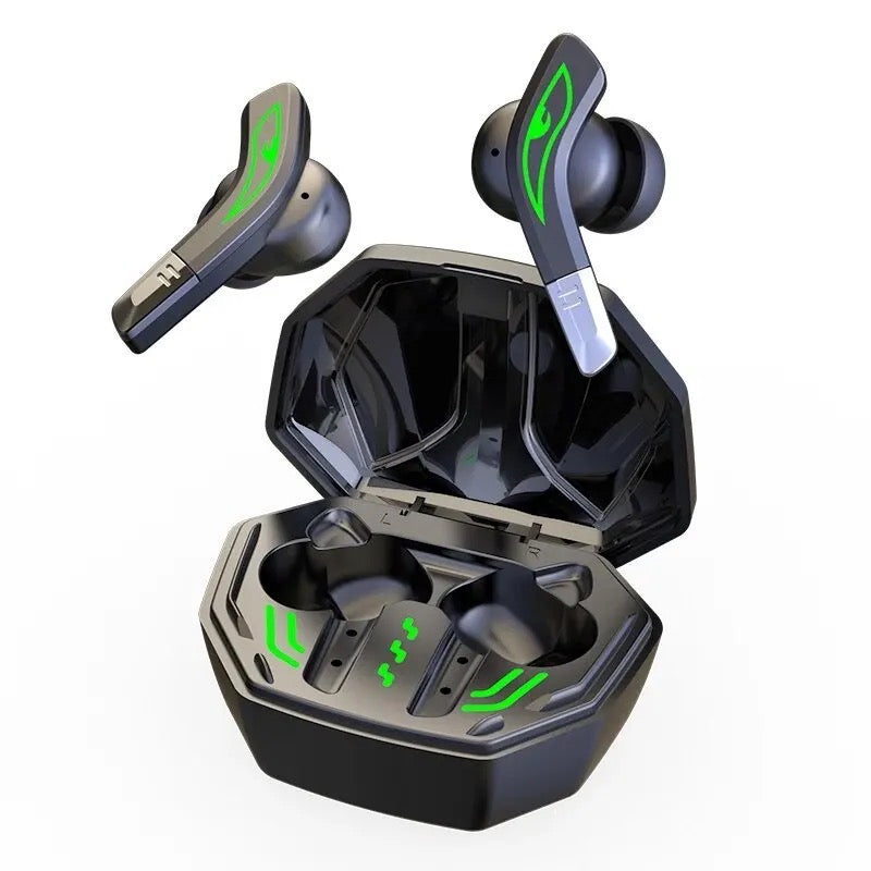 Md158 Tws Bluetooth Earphones With Cool In Ear Display Lights For Wireless Calls And Sports 5.2 Intelligent Game Music Earphones