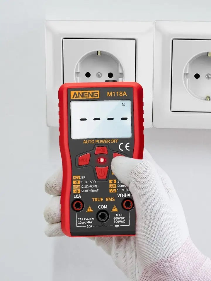 ANENG M118A Digital Mini Multimeter Tester with NCV