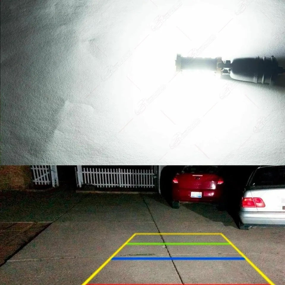 2pcs/set Signal Lamp T15 Led Super Bright W16W Led Bulbs 912 921 For Reverse Lamp Backup Parking Light 12V White