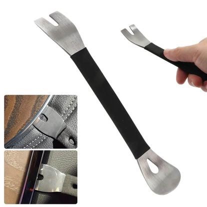 1PC Car Interior Clip Panel Trim Installation Removal Tool Stainless Steel Pry Plate Conversion