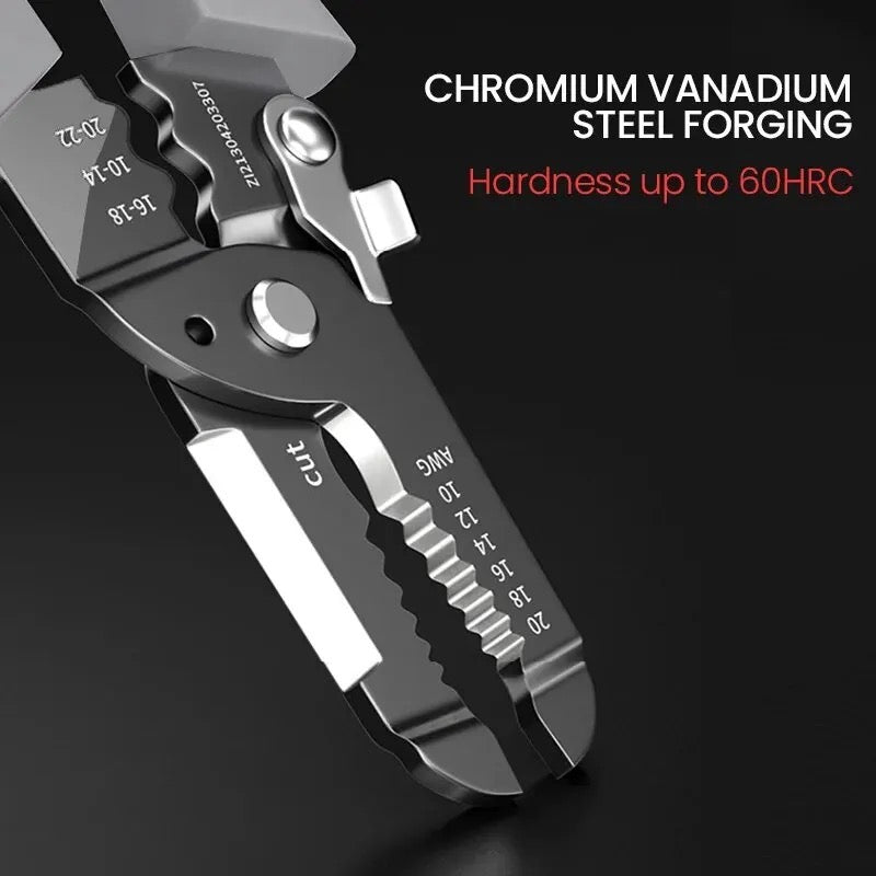 Wire Stripper Tools Multitool Plier Crimper Cable Cutter Multifunctional Stripping Tool Crimping Pliers Terminal