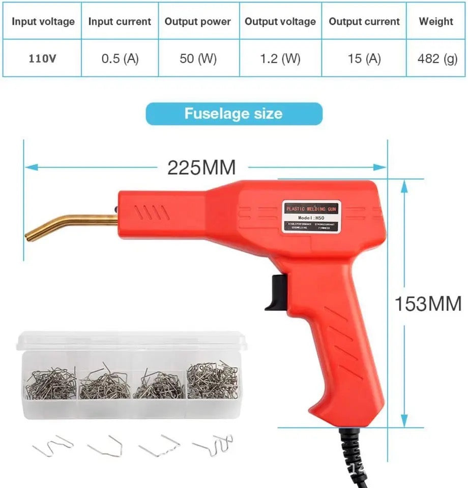Plastic Welding Kit,Car Bumper Crack Repair Welding Machine