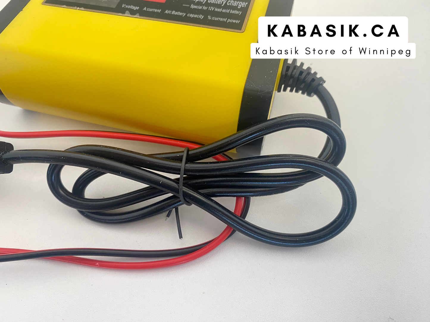 Full Automatic Car Battery Charger Digital LCD Display 2A Lead Acid AGM GEL