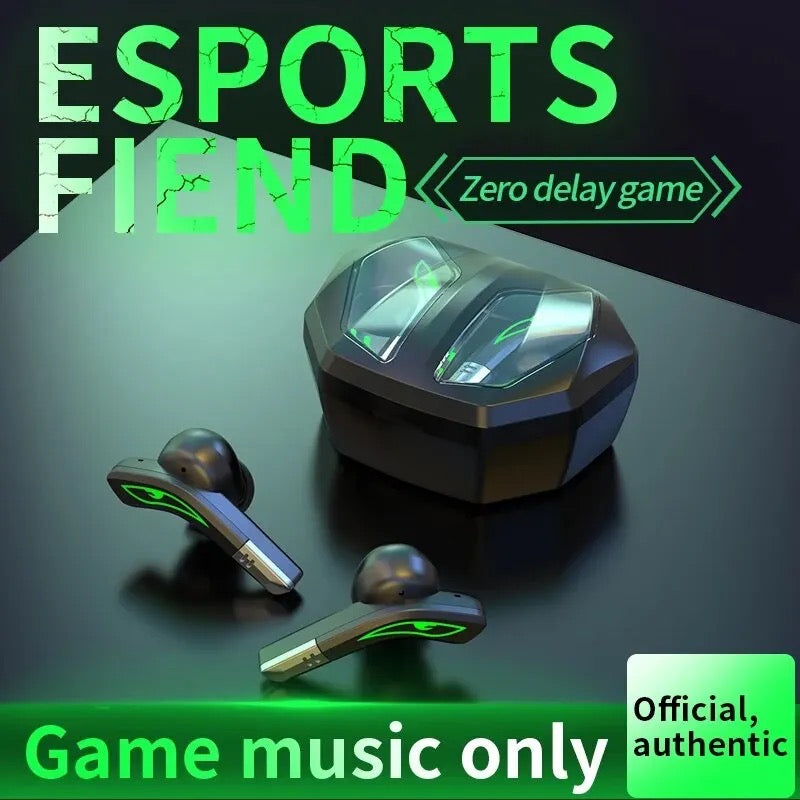 Md158 Tws Bluetooth Earphones With Cool In Ear Display Lights For Wireless Calls And Sports 5.2 Intelligent Game Music Earphones