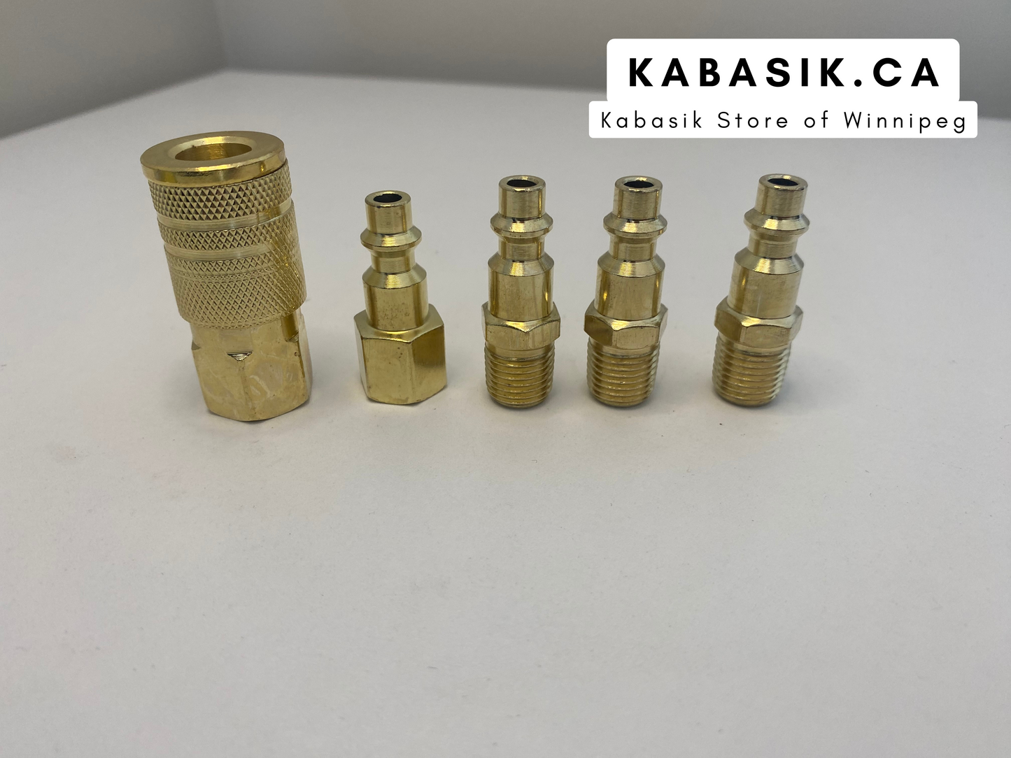 5pcs 1/4" Fittings Set for Air Hose and Air Tools