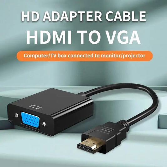 HDMI to VGA1080P CONVERTER Cable with Audio Supply HDMI to VGA Converter HDMI Cable