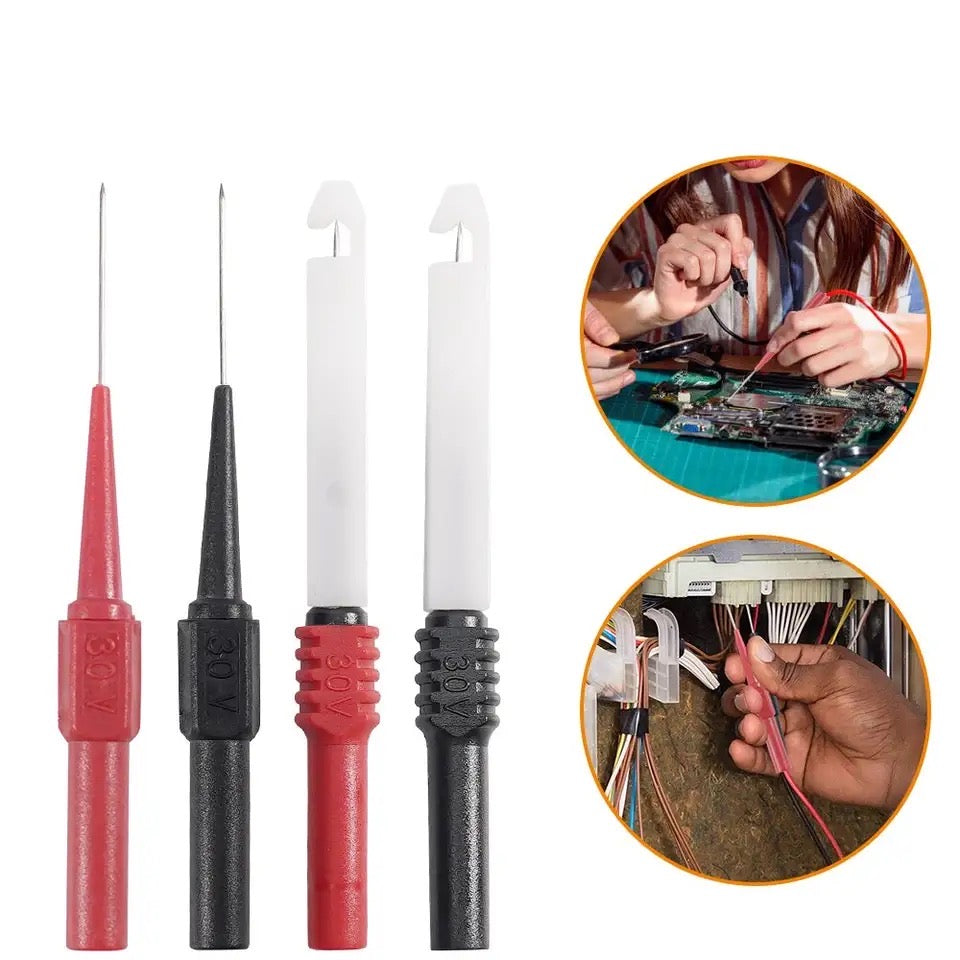 PT2002 Insulation Piercing Needle 1mm Pin Non Destructive Multimeter Test Probe 10A 30V