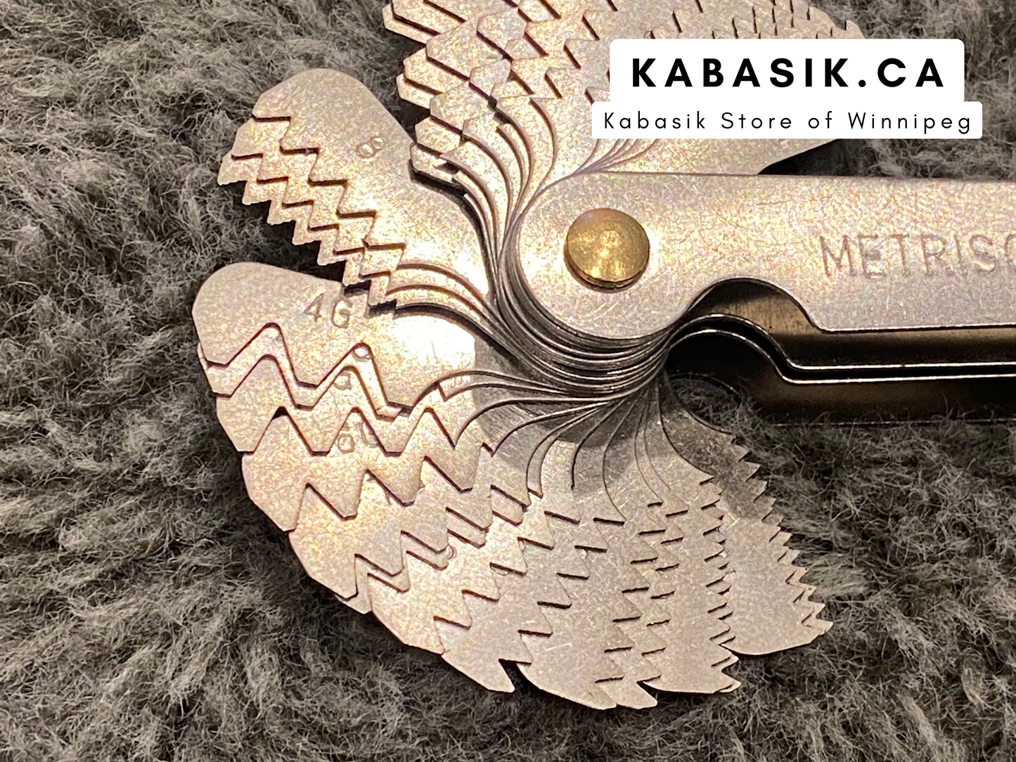 58PCS U.S. Screw Gauge + Metric Inch Thread Samples