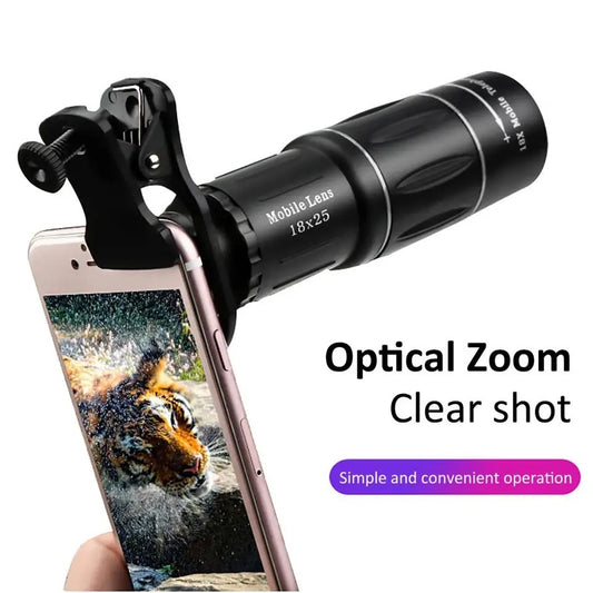 Mobile Phone Telephoto Lens Universal External Zoom Camera Lens 18X
