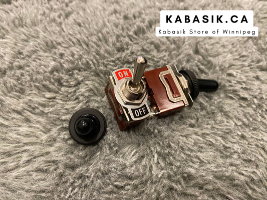 2Pcs Waterproof Toggle Switch 12V DC 30A Heavy Duty 250V AC 15A SPST 2 Pin ON Off Switch with Weatherproof Boot Cover