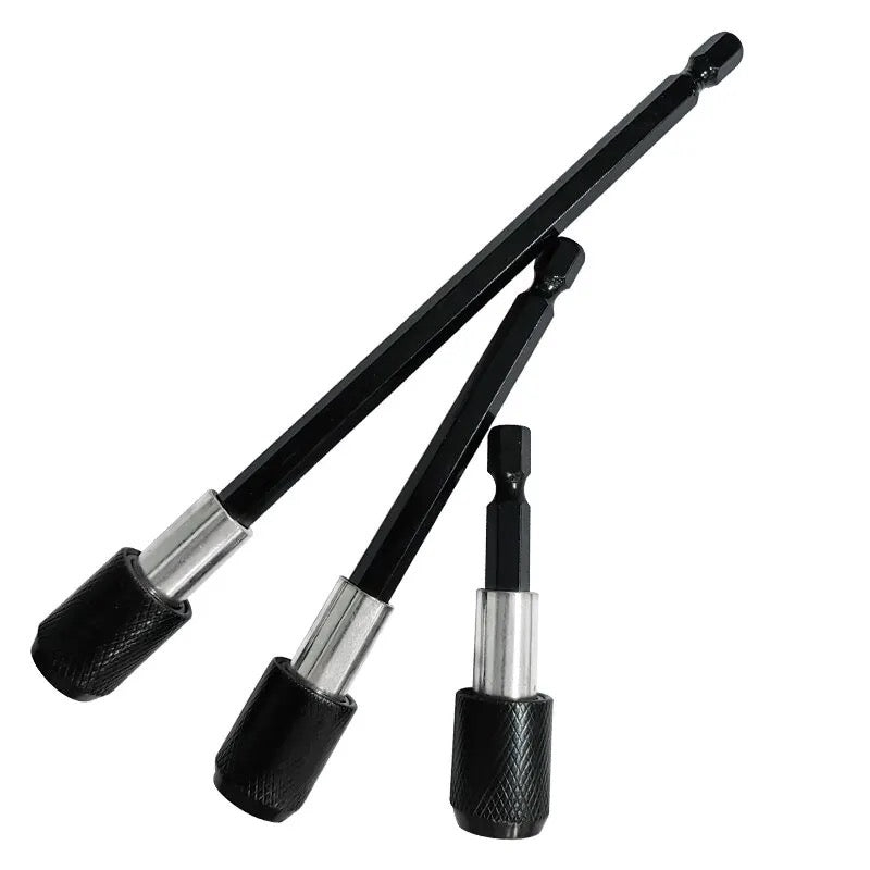 3pcs Hexagonal Quick Release Self-locking Extension Rod For Electric Drill