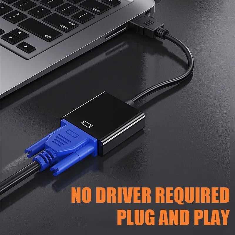 HDMI to VGA1080P CONVERTER Cable with Audio Supply HDMI to VGA Converter HDMI Cable