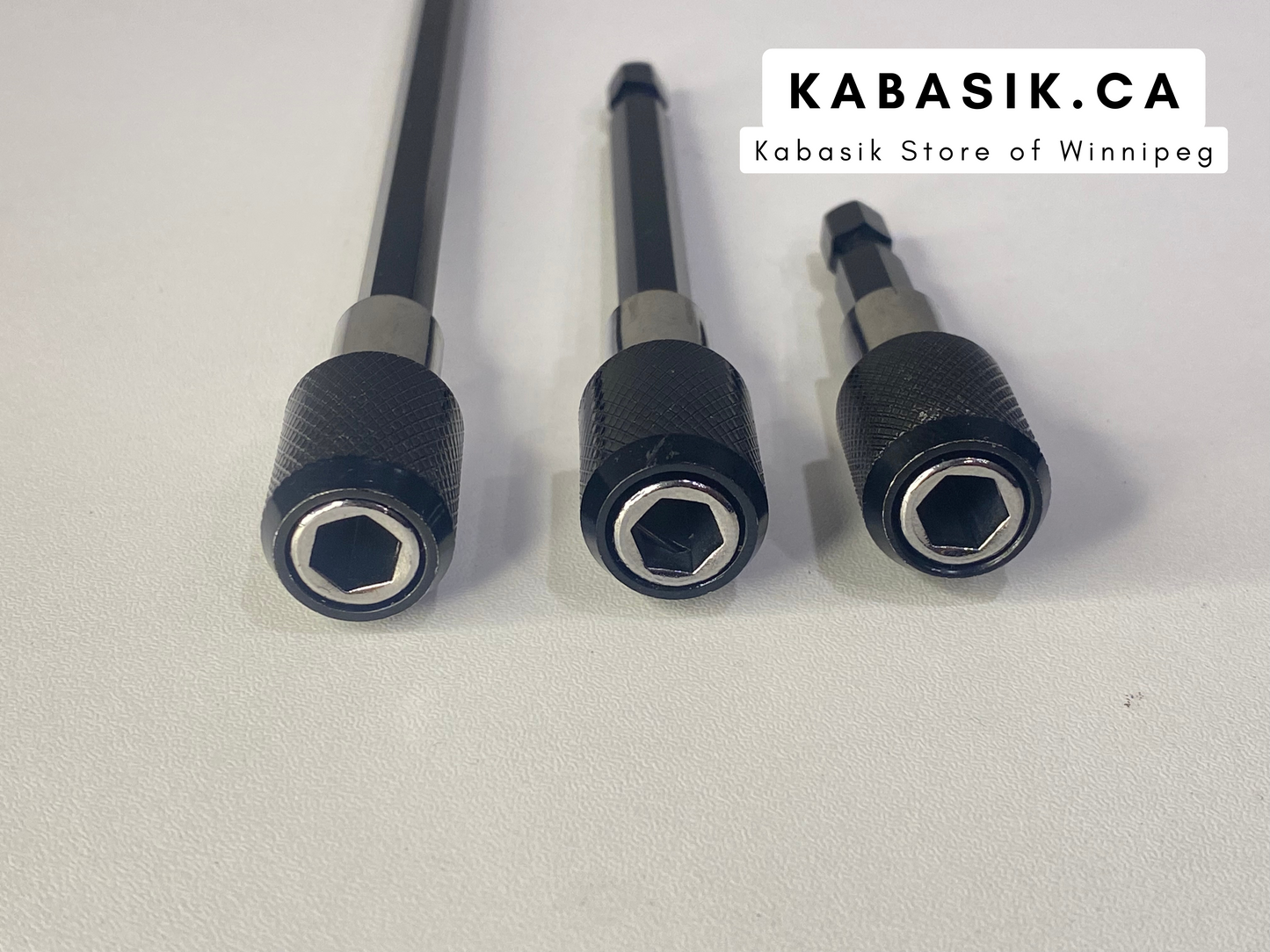 3pcs Hexagonal Quick Release Self-locking Extension Rod For Electric Drill