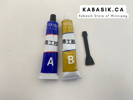 Strong Metal Repair Glue 50g High Strength Cold Welding Glue Heat Resistance AB Glue