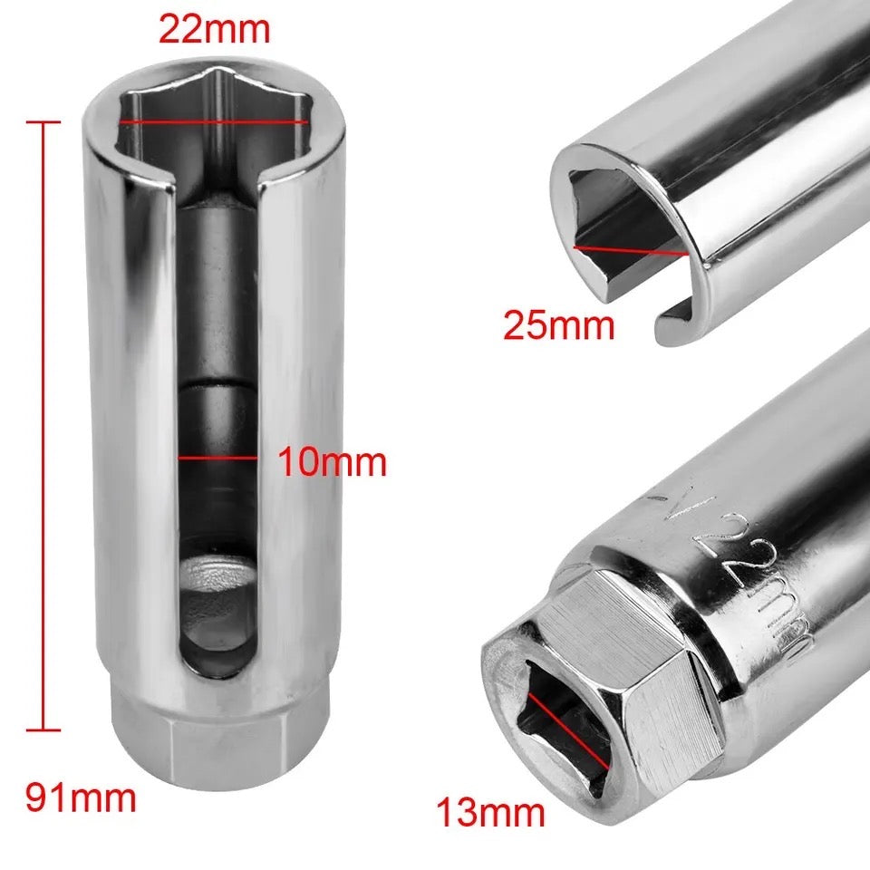 Car Oxygen Sensor Removal Socket 22mm 1/2" Tool For Car Mechanic