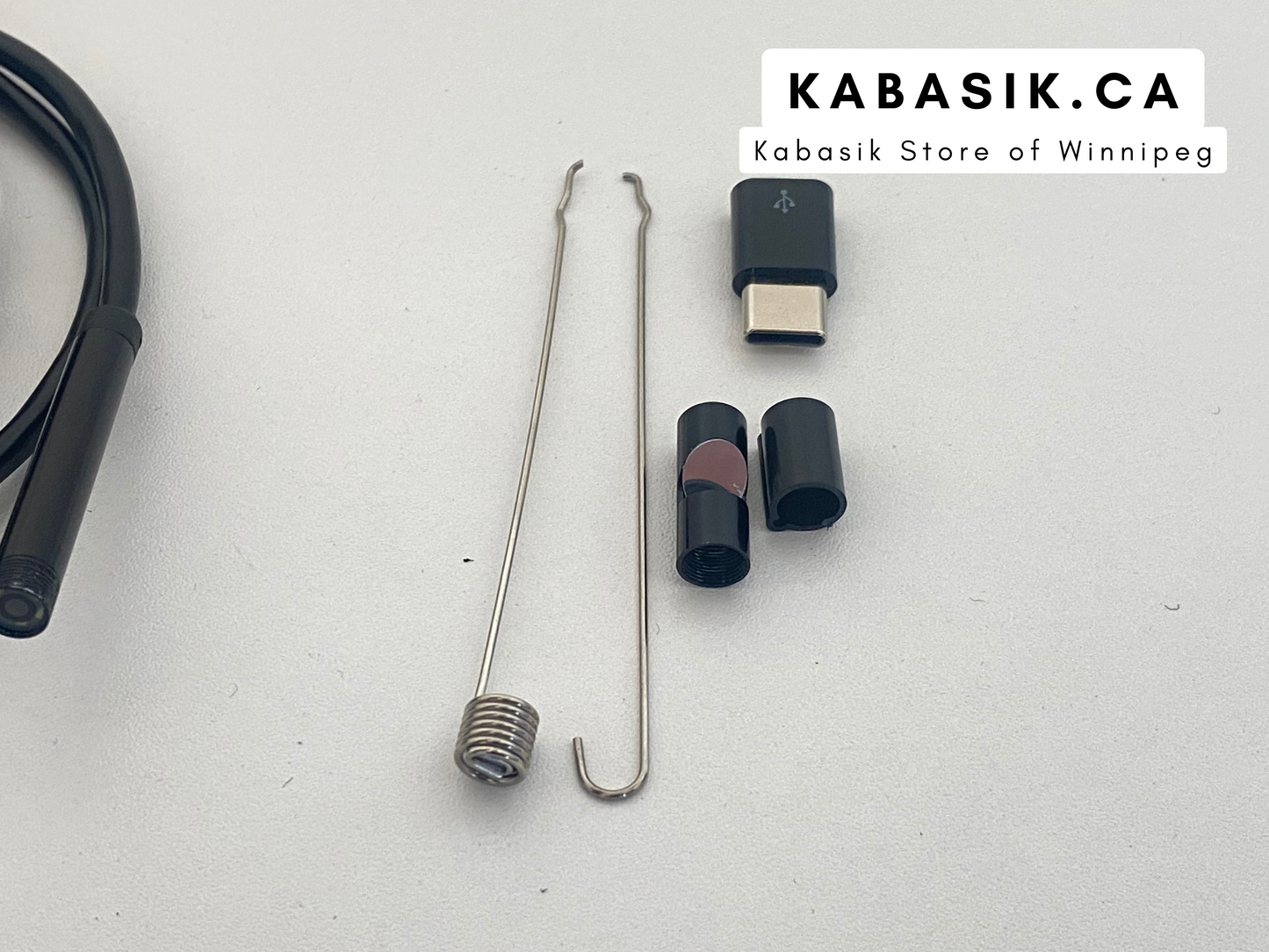 Android Endoscope 5.5mm Borescope Inspection Snake Camera Waterproof with 6 LED Lights Compatible with Android Phone PC