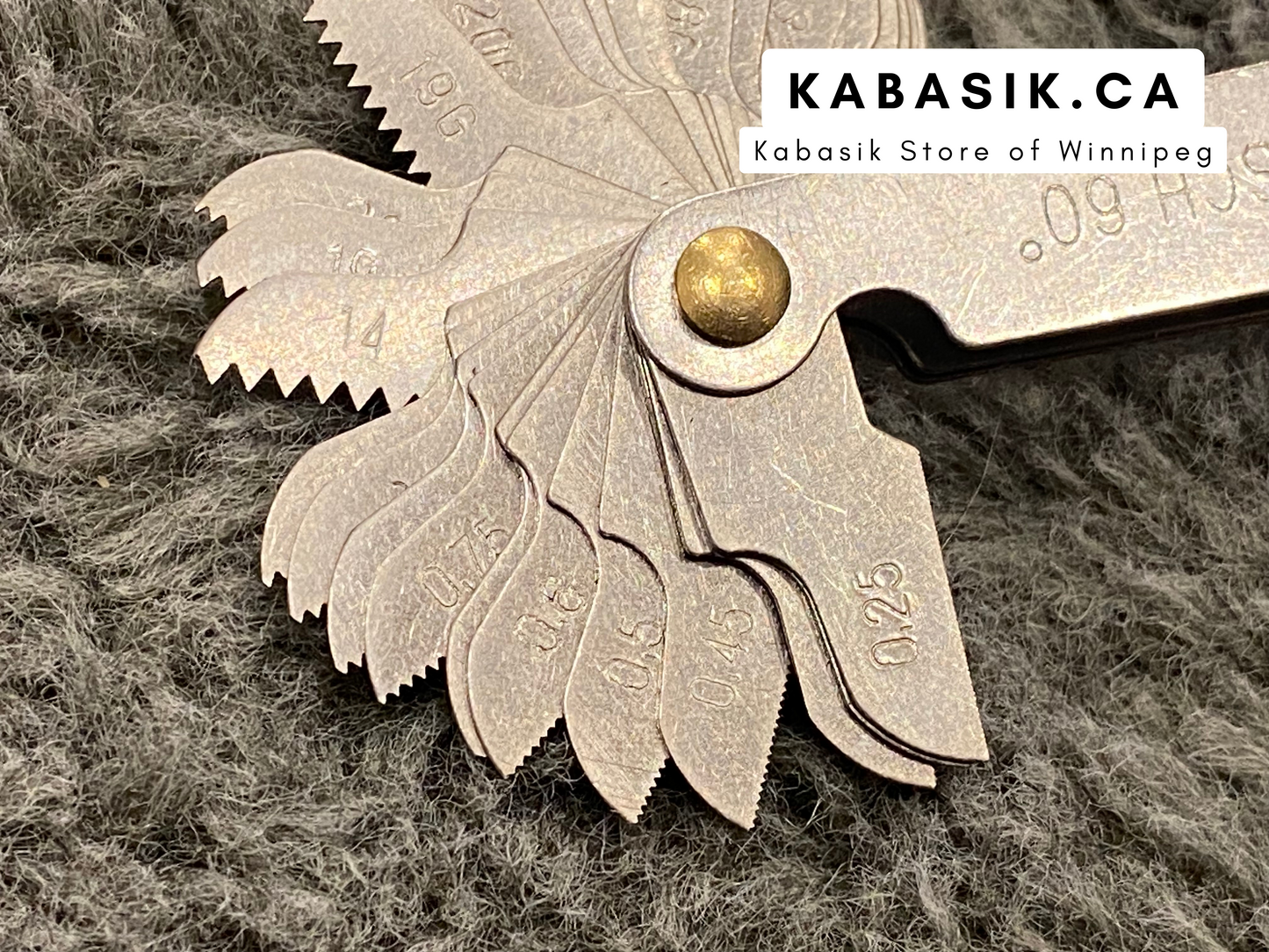 58PCS U.S. Screw Gauge + Metric Inch Thread Samples