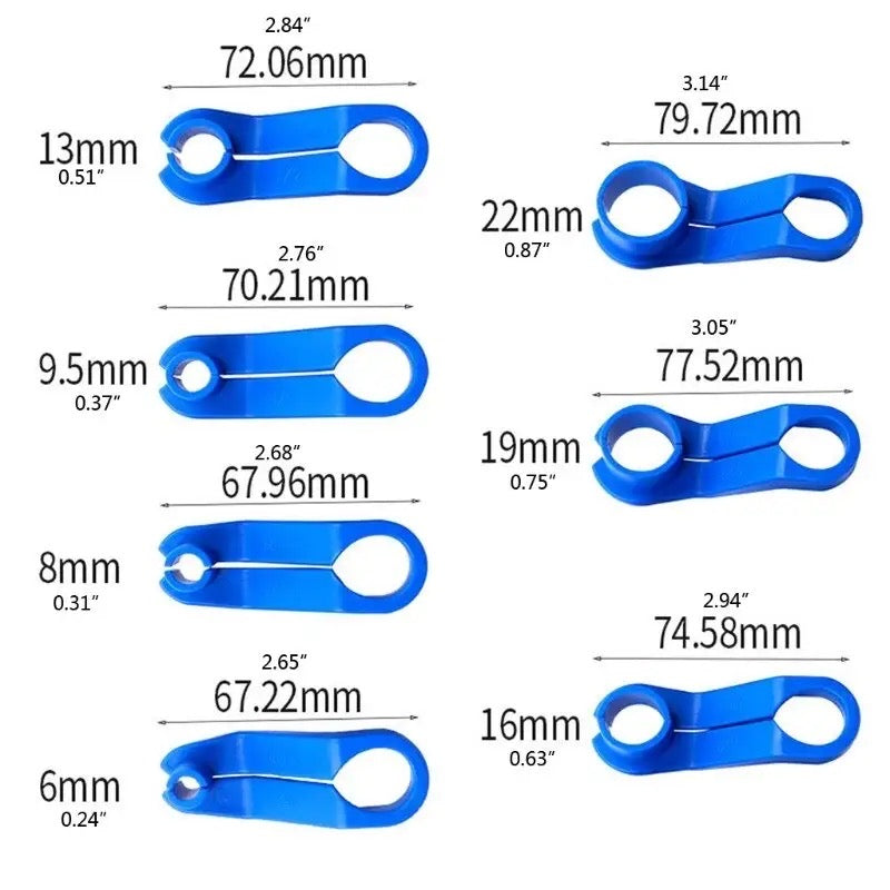 7pcs Auto Fuel Line Disconnect Tools Set