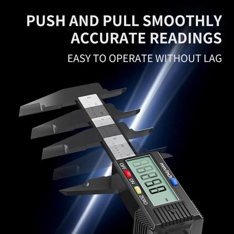 A1 150mm 0.1mm Digital Caliper 6 Inch Electronic Vernier Caliper Measuring Tool