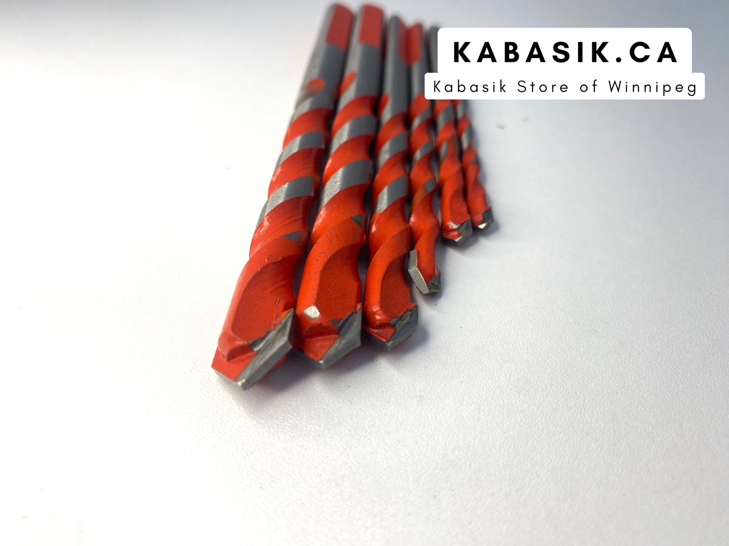 6pcs Triangle Drill Bits Set for  Ceramic Tile Concrete Brick Wood Glass 3-4-5-6-8-10-12mm