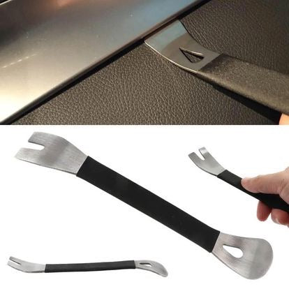 1PC Car Interior Clip Panel Trim Installation Removal Tool Stainless Steel Pry Plate Conversion
