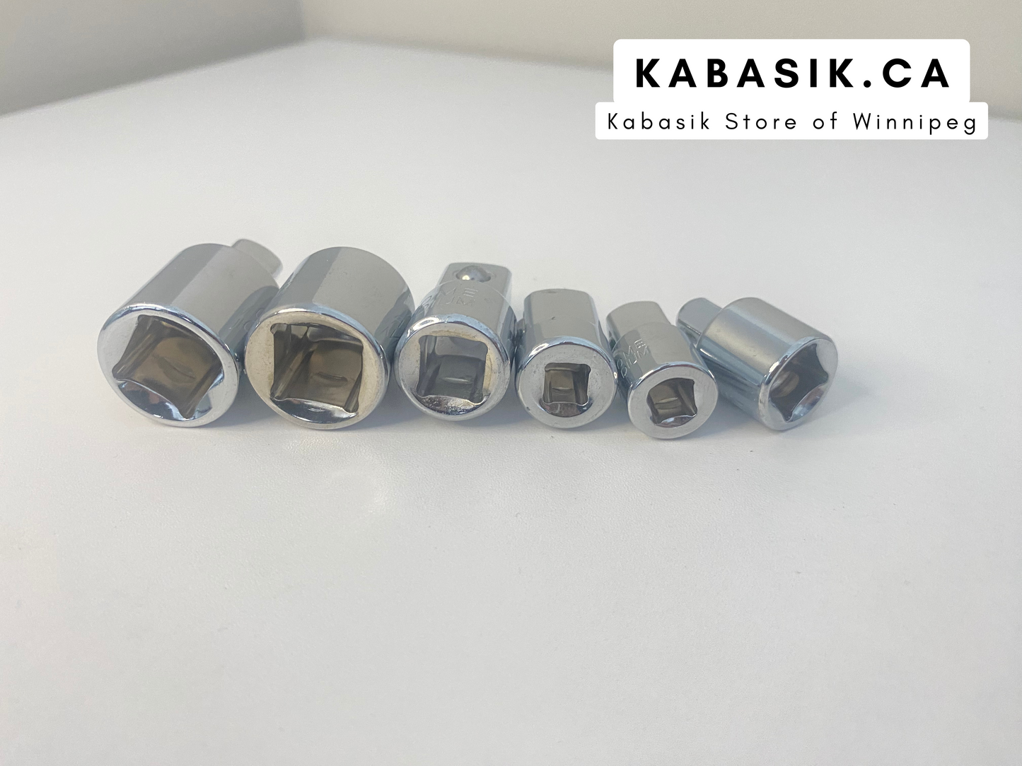 6pcs 1/4" 3/8" 1/2" Ratchet Wrench Adapter Set Chrome Vanadium Steel