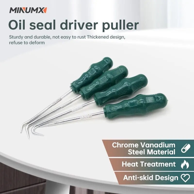4pcs 160mm Car Auto Vehicle Oil Seal Screwdrivers Set O Ring Gasket Puller Remover