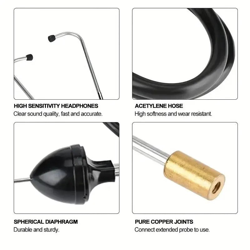 Automotive Repair Electronic Stethoscope Mechanical Abnormal Noise Detection Car Engine Cylinder Abnormal Sound Stethoscope