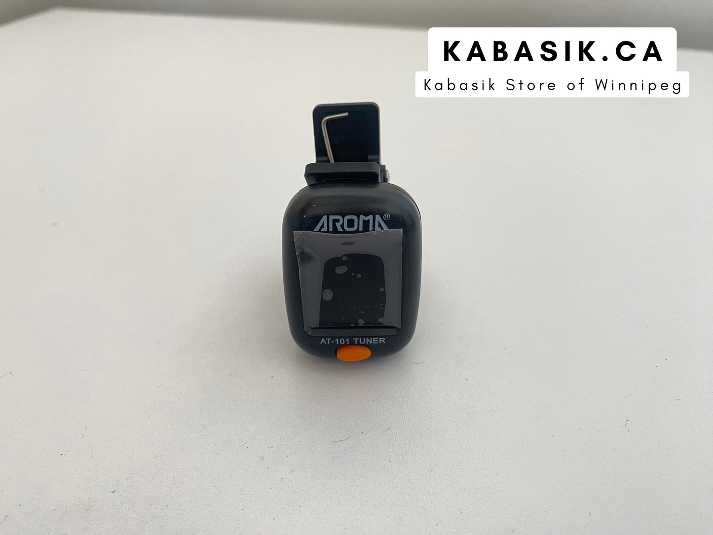 Guitar Tuner AT-101 Foldable Rotatable Tuner High Sensitivity for Bass Ukulele Chromatic Guitar