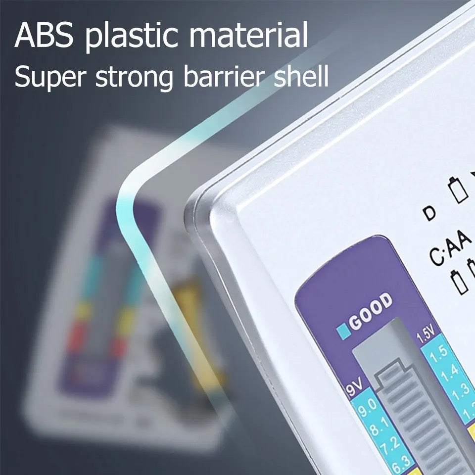 Digital Battery Tester C D N AA AAA 9V 1.5V Button Cell Capacity Check Detector LCD Display Capacitance Diagnostic Tool