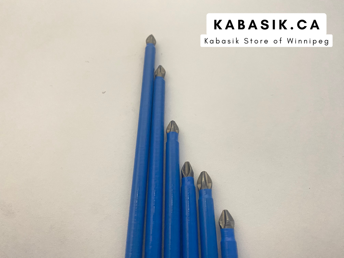 6pcs 50mm-150mm PH2 Phillips Head Screwdriver Drill Bits Set Hex Shank Magnetic Non Slip