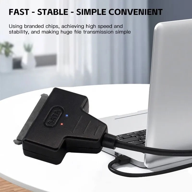 USB 2.0 to SATA Cable Support 2.5 Inches External HDD SSD Hard Drive Adapter