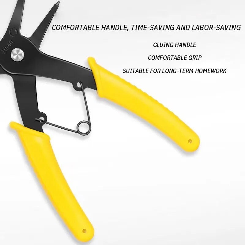 Circlip Pliers 2 in 1 Internal and External Dual Purpose Pliers