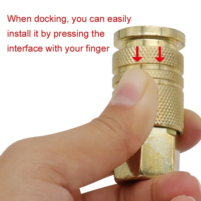 5pcs 1/4" Fittings Set for Air Hose and Air Tools