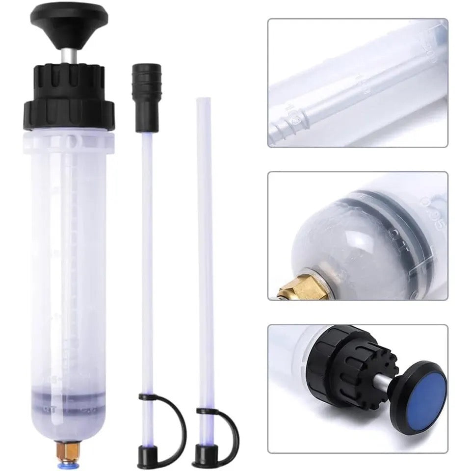 200CC Car Oil Fluid Extractor Portable Needle Tube Automotive Fuel Brake Liquid Extractor