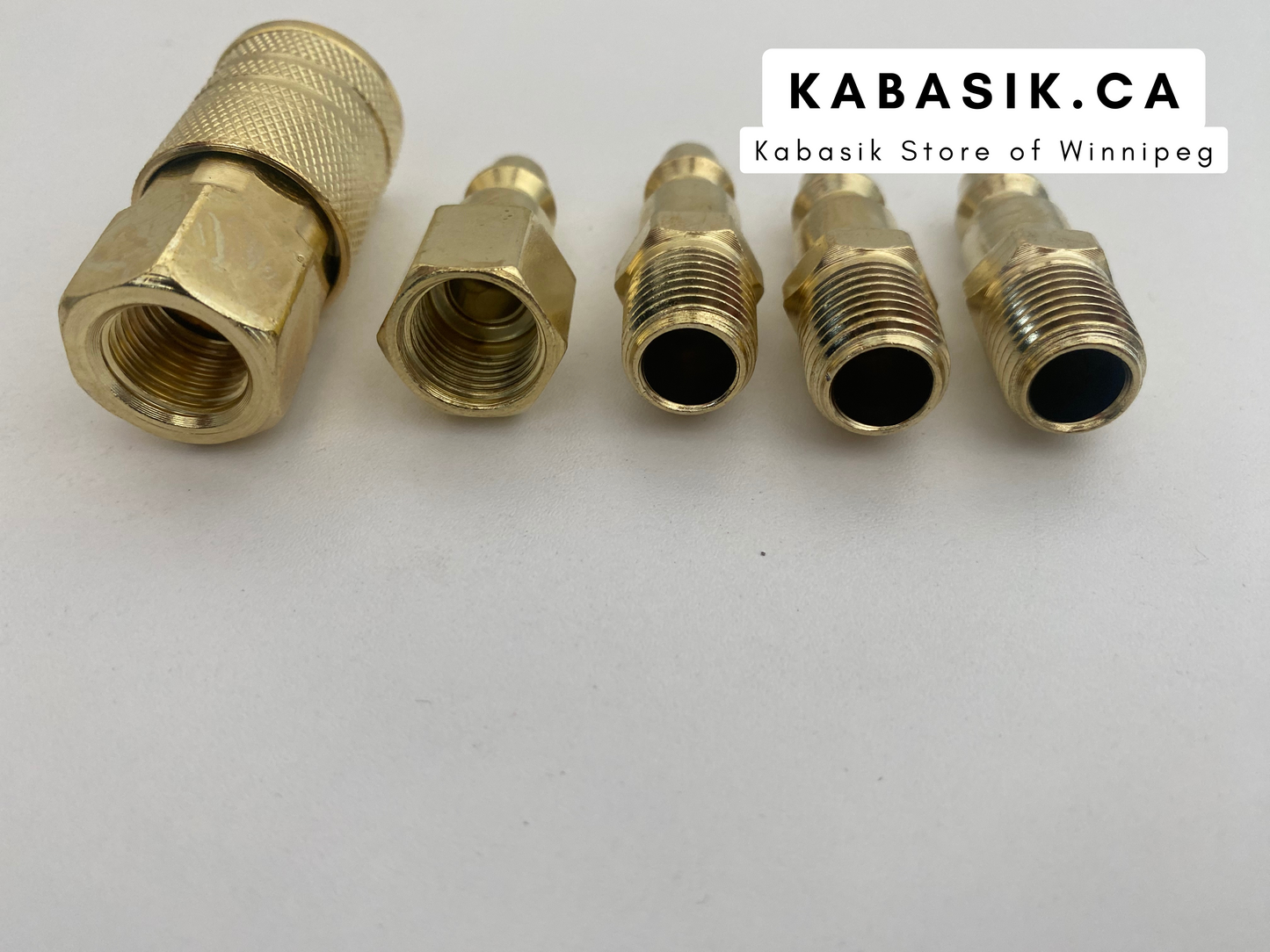 5pcs 1/4" Fittings Set for Air Hose and Air Tools