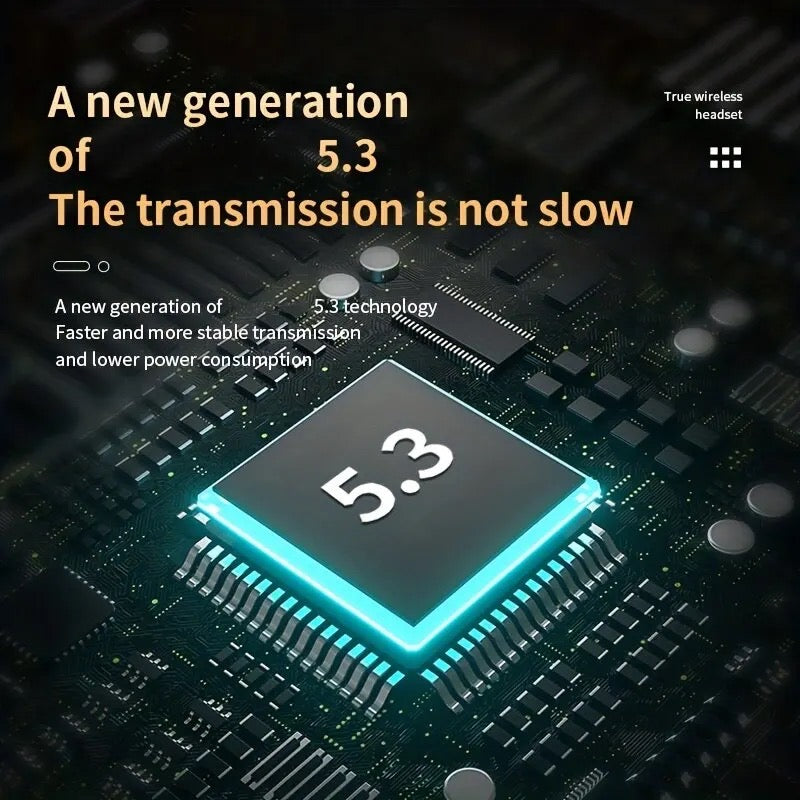 TWS M90 Wireless Headphones Sliding Cover Gaming Earphone Bluetooth 5.3 Sport Earbuds Music Headsets For Iphone Xiaomi