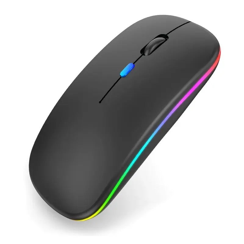 Computer Bluetooth Wireless Mouse Rechargeable Charging Luminous 2.4G USB Wireless Mouse Portable Mouse