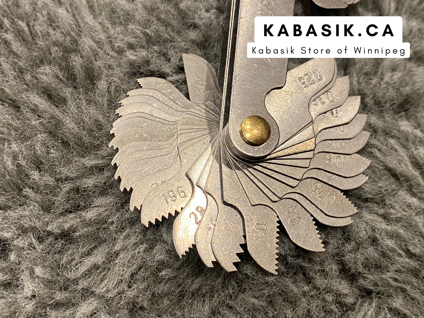 58PCS U.S. Screw Gauge + Metric Inch Thread Samples