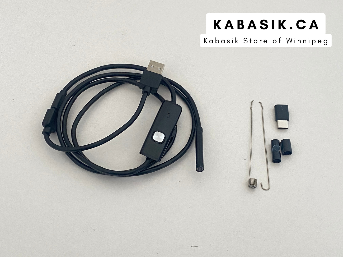 Android Endoscope 5.5mm Borescope Inspection Snake Camera Waterproof with 6 LED Lights Compatible with Android Phone PC