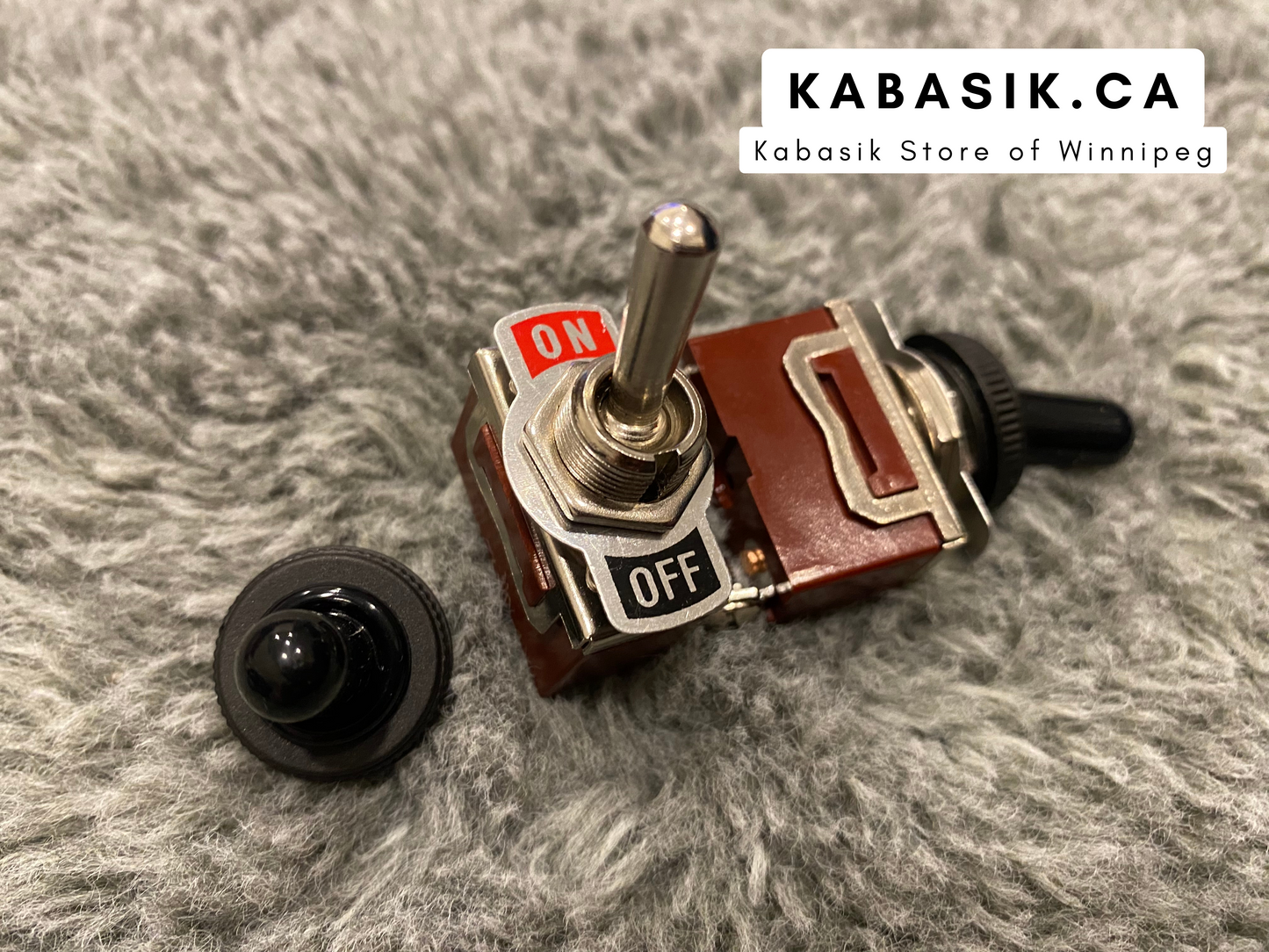 2Pcs Waterproof Toggle Switch 12V DC 30A Heavy Duty 250V AC 15A SPST 2 Pin ON Off Switch with Weatherproof Boot Cover