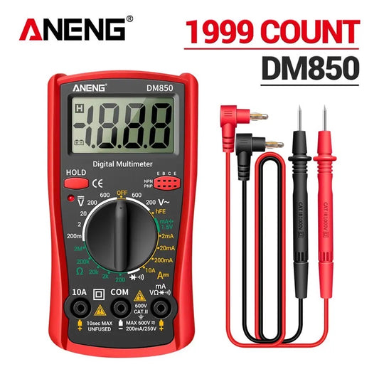 DM850 Digital Multimeter Eletric Professional Automatic AC/DC Votage Tester Current Ohm Ammeter Detector Tools