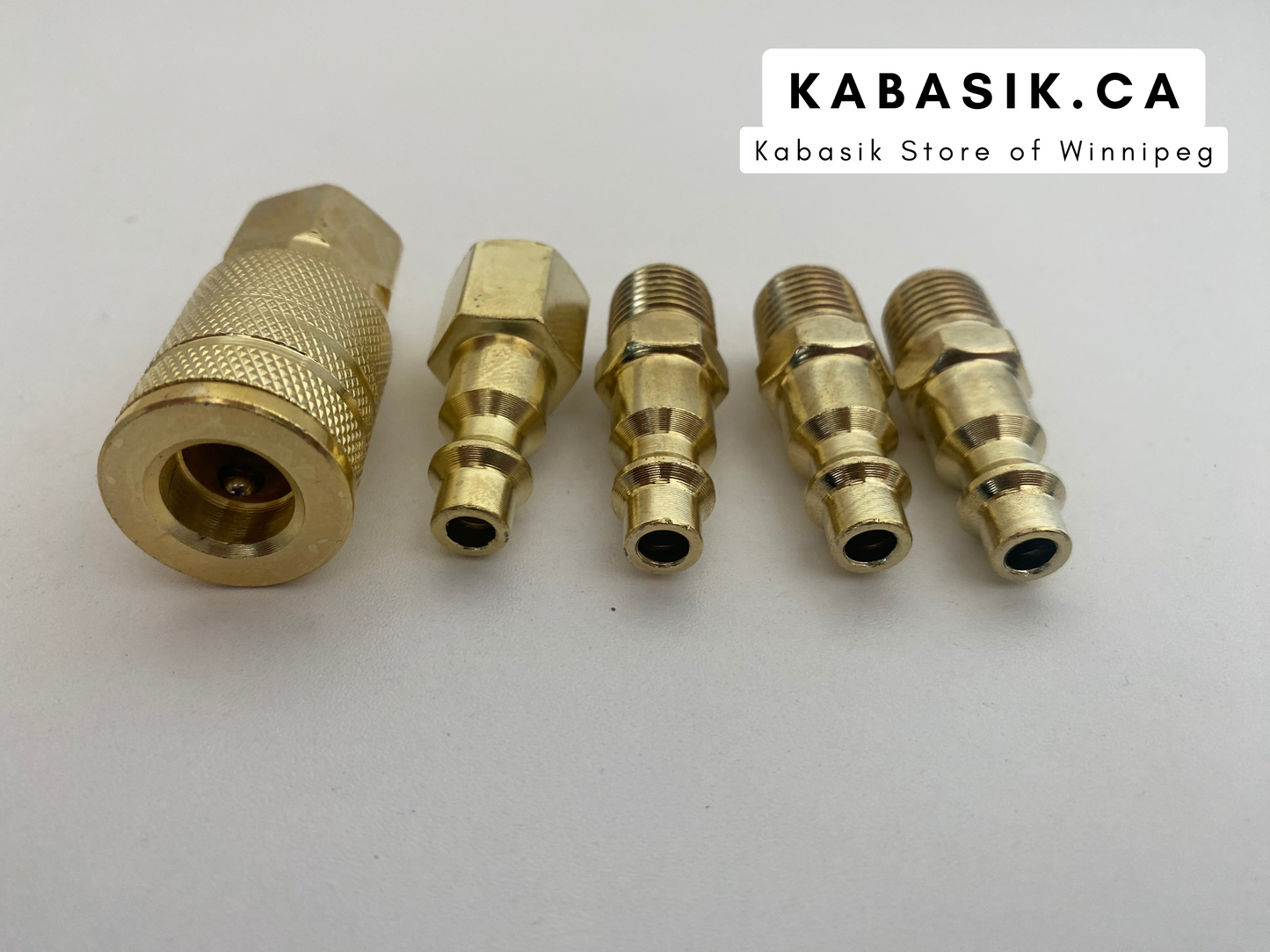 5pcs 1/4" Fittings Set for Air Hose and Air Tools