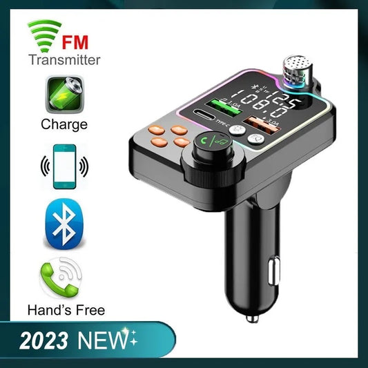 Q15 Quick Charger Car Bluetooth Player FM Transmitter Call Hands-free