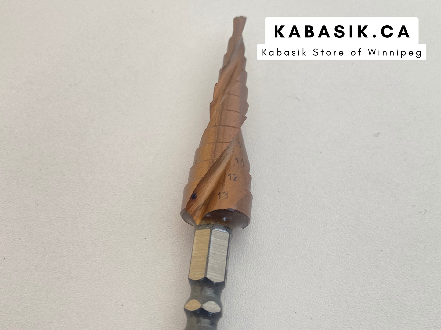 1pcs Hexagonal Spiral 3-13mm Cobalt Containing Step Drill Bit