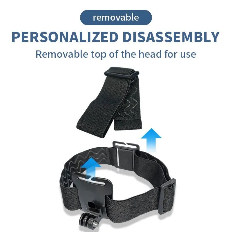 Sports Camera Headband Suitable For Hero9/8/7/5/3 With Ant Anti Slip Three Rubber